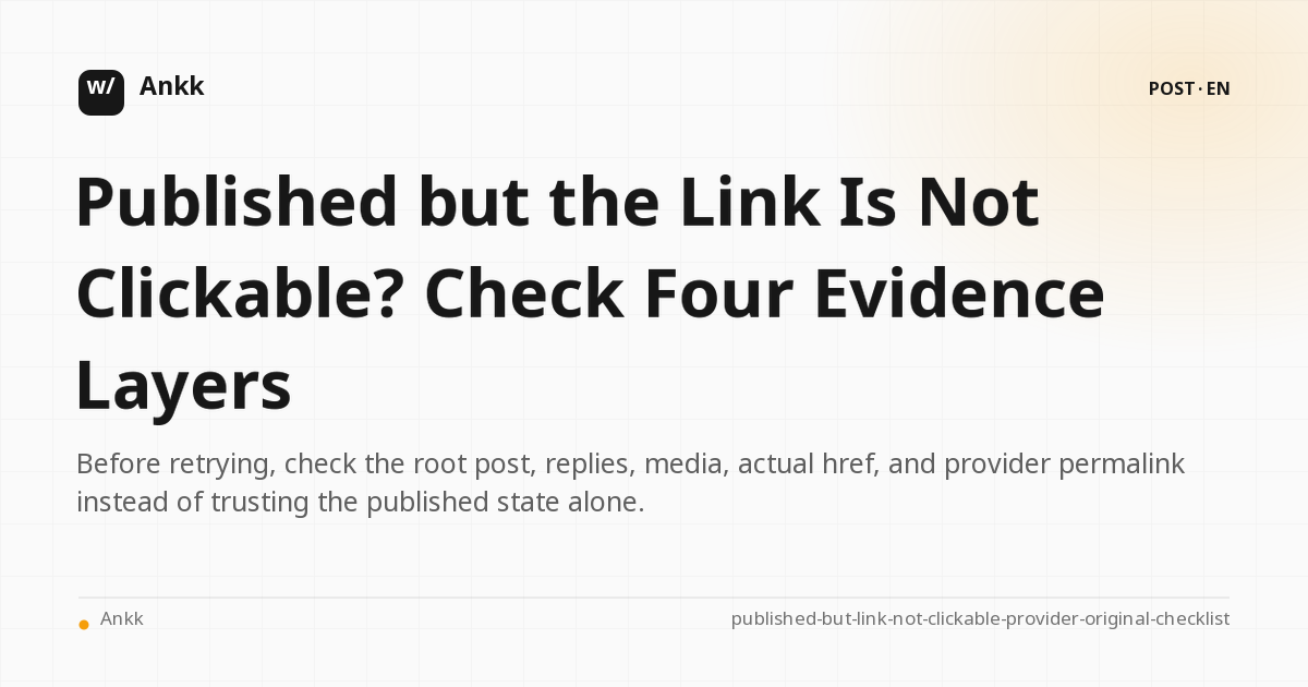 Four layers of original text evidence including root, reply, media and clickable links of published posts