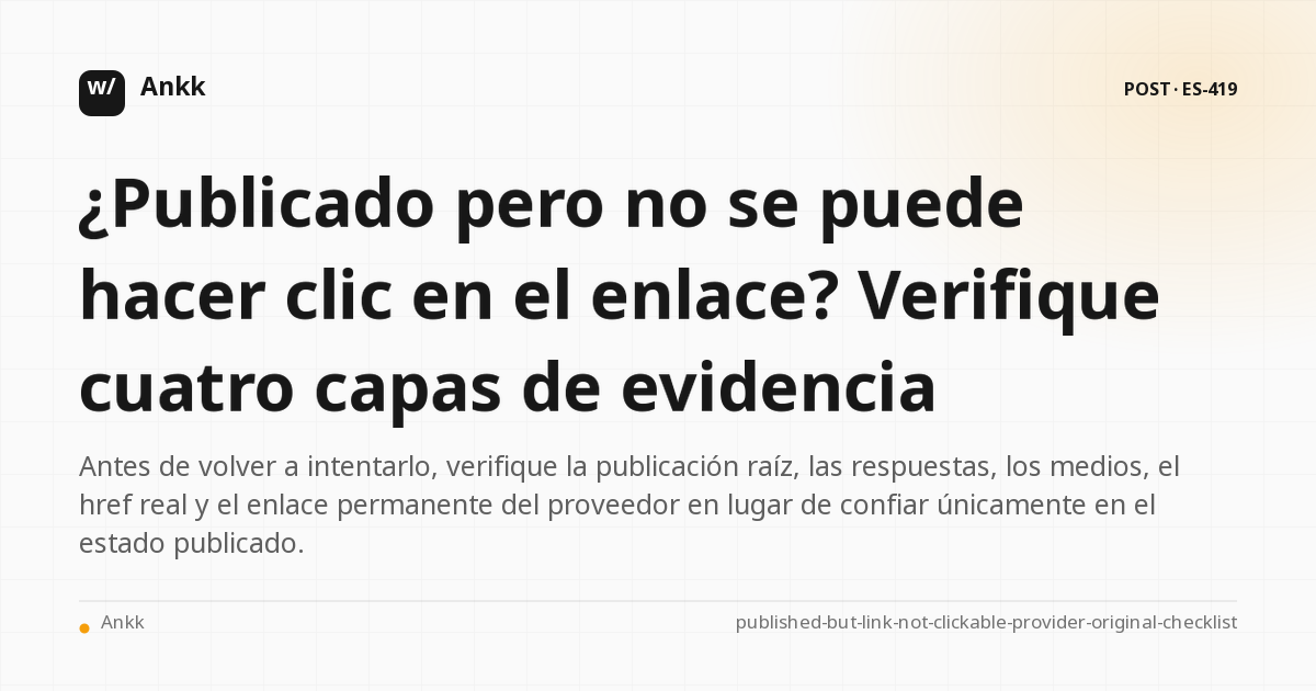 Cuatro capas de evidencia de texto original que incluyen raíz, respuesta, medios y enlaces en los que se puede hacer clic de publicaciones publicadas.